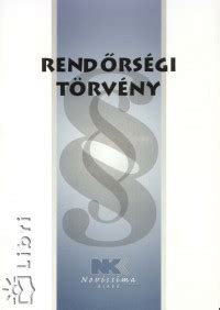 rendőrségi törvény